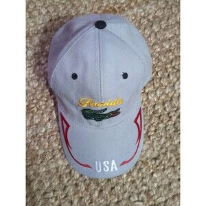 University Of Florida Gators USA Strapback Hat Cap Gray/Red/Green